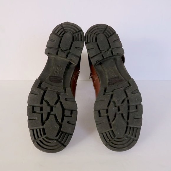 G.H. BASS Shoes Women’s Brown Leather Buckle Ankle Boots Size 8M - Picture 5 of 5